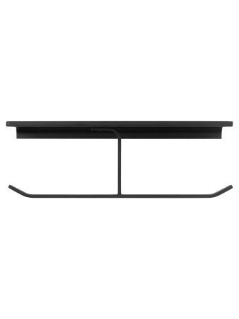 Двойной держатель для туалетной бумаги с полкой WONZON & WOGHAND ECLIPSE, черный WW-9156-BL