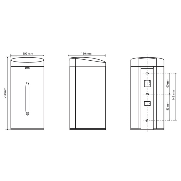 Диспенсер для жидкого мыла Bemeta Hotel 141109195