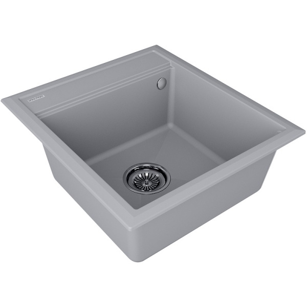 Кухонная мойка Paulmark  Stepia 45 PM114651-GRS серый дым