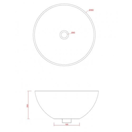 Раковина ArtCeram La Сiotola 46 LCL001 01;00 (L3050)