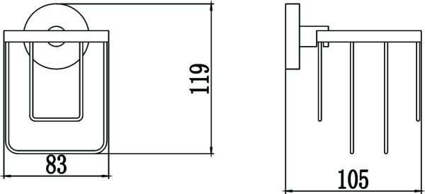 Держатель для освежителя воздуха Savol 87 S-008733