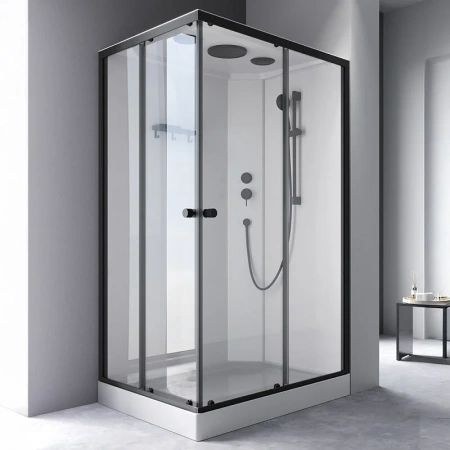 Душевая кабина (120х80) Am.Pm X-Joy W94C-403-12080BT черный матовый
