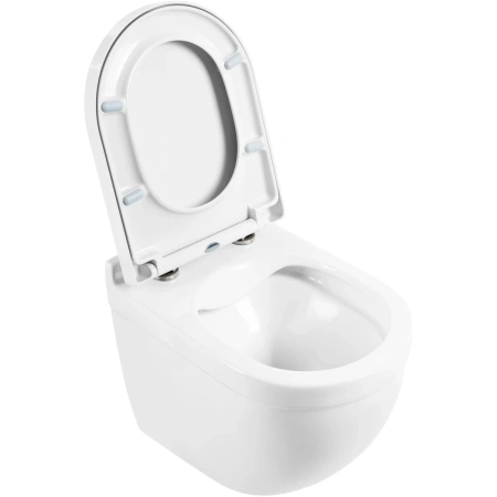 Унитаз подвесной безободковый BelBagno SENSO-R BB017CH-TOR с сиденьем микролифт