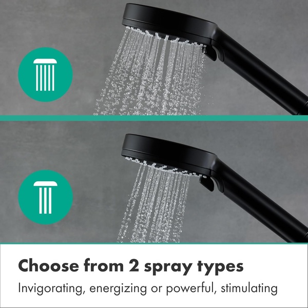 Душевая система Hansgrohe Vernis Shape Showerpipe 230 26286670, черный матовый