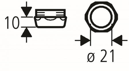 Отводная гайка GROHE 43310000
