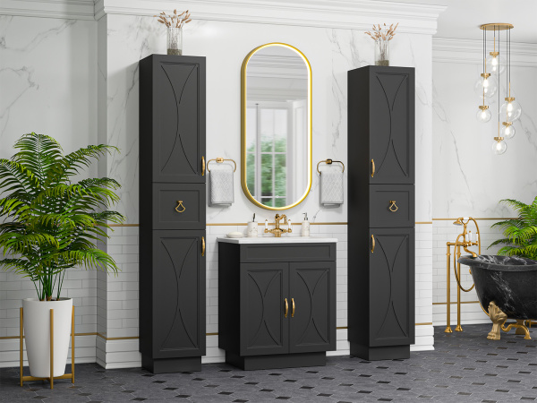 Пенал Misty Амбра 35  П-Амб050-021Л левый