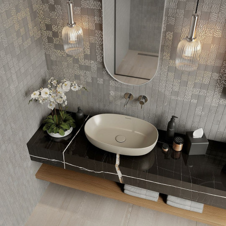 Раковина накладная (60х38) Kerama Marazzi Plaza PLR.wb.60\SAN