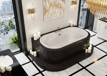 Акриловая ванна Vagnerplast Gaia (190x100) VPBA191GAI7X-04