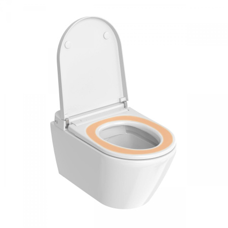 Унитаз подвесной с функцией биде Duravit D-Neo 654000012004300