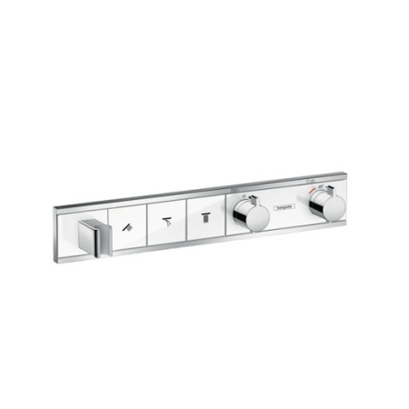 Термостат для душа на 3 потребителя Hansgrohe RainSelect 15356400 белый/хром