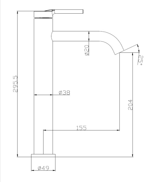 Смеситель для раковины BelBagno MARINO MAR-LMC-IN