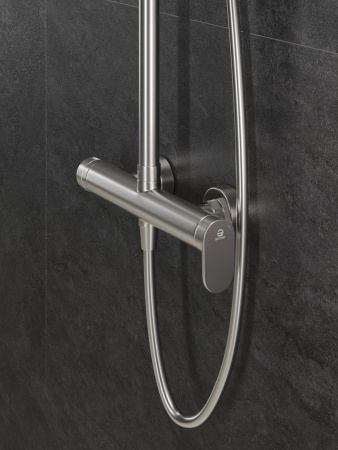Душевая система с однорычажным смесителем AGGER Sweet A2791222 сатин матовый