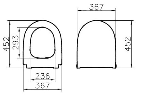 Крышка-сиденье Vitra Sento 120-003-009 (130-003-009) тонкое, микролифт, белый