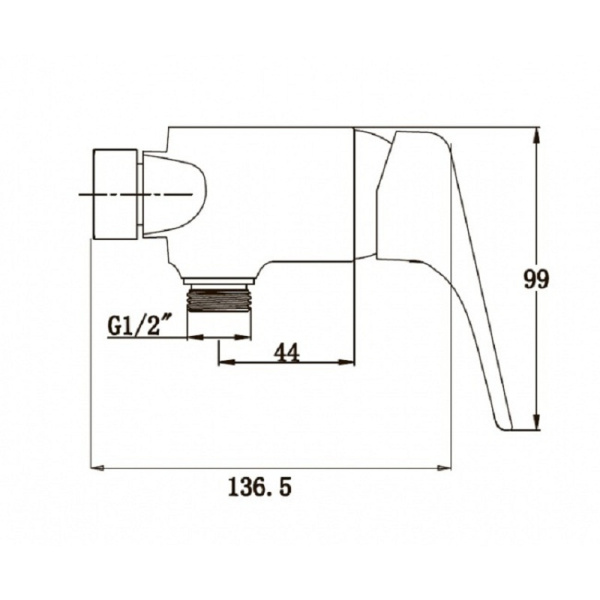 Смеситель для ванны с душем KAISER ECO (00077)