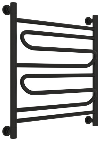 Полотенцесушитель Водяной Сунержа Элегия + (60х60) Матовый Черный 31-0205-6060