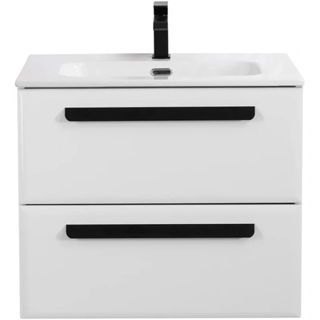 Тумба под раковину Cezares ECO-CER-N-600-2C-SO-BL Bianco Lucido без ручек