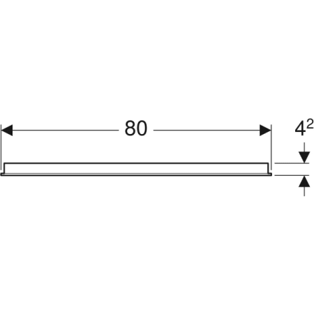 Зеркало с подсветкой GEBERIT Option Basic 500.588.00.1