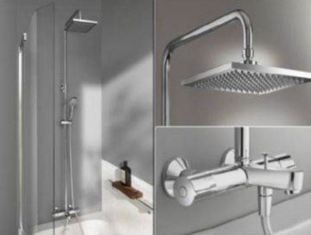 Душевая система с изливом Jacob Delafon July E78192-CP