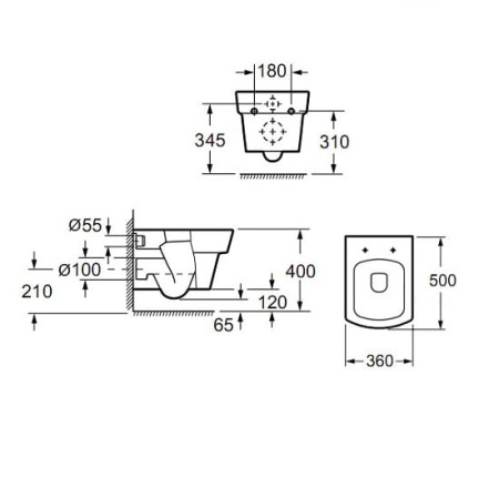 Подвесной унитаз BelBagno Mattino BB1060CH без сидения