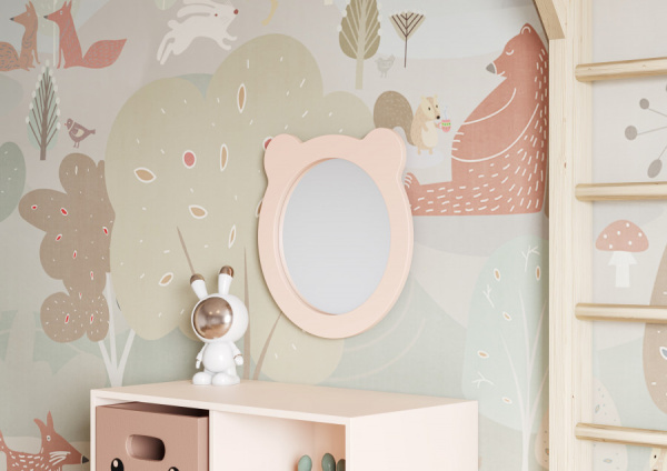 Зеркало (48х48) Aquaton Каспер Мишка 1A283302CR1E0 