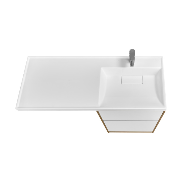 Тумба под раковину над стиральной машиной Aquaton Лондри 60 1A2669K2LHDR0