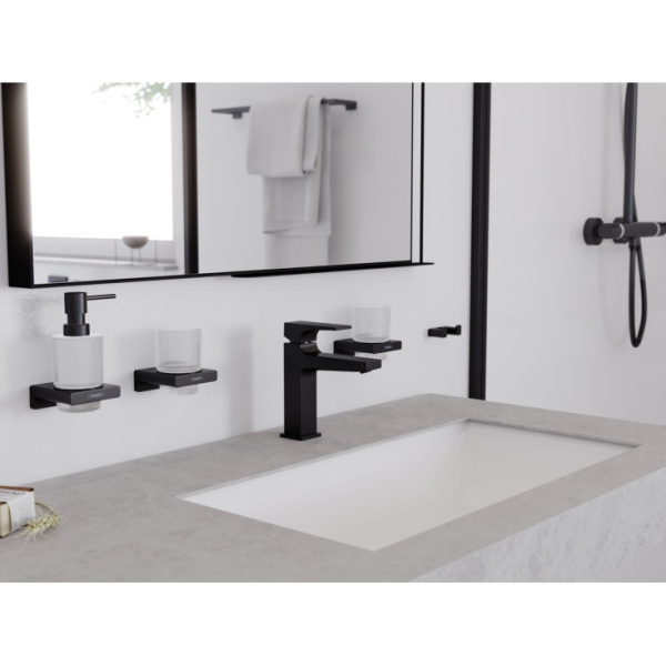 Стакан для зубных щеток  Hansgrohe AddStoris 41749670, матовый черный