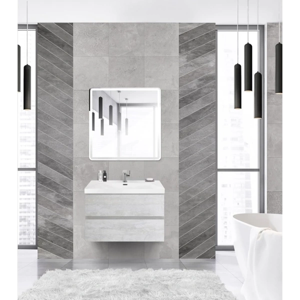 Тумба под раковину Cezares MOLVENO 46-80-2C-SO-LB Legno Bianco