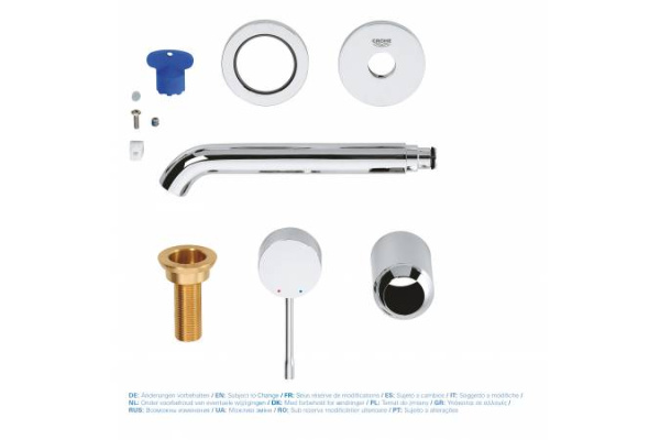 Смеситель для раковины на два отверстия, Grohe Essence New 19408 GN1 (19408GN1) холодный рассвет матовое