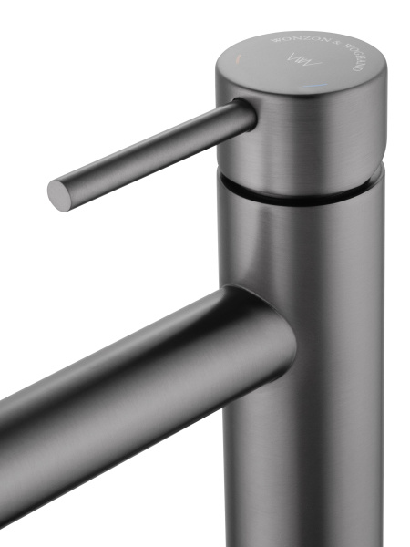 Смеситель для раковины WONZON & WOGHAND, темный графит WW-H1063-BGG