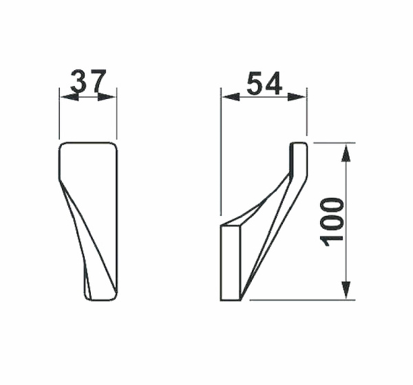 Крючок для ванной Art&Max AM-G-2738-Nr