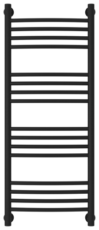 Полотенцесушитель Водяной Выгнутая Сунержа Богема + (100х40) Матовый Черный 31-0221-1040