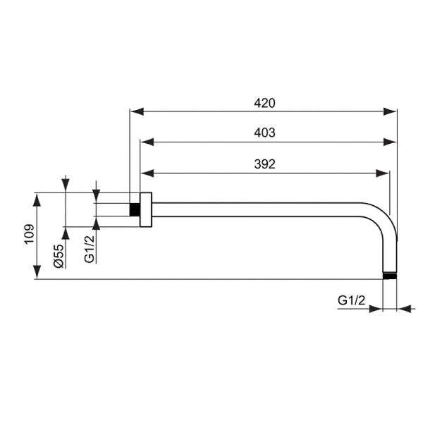 Душевой комплект 7 в 1 Ideal Standard Alpha BD003AA