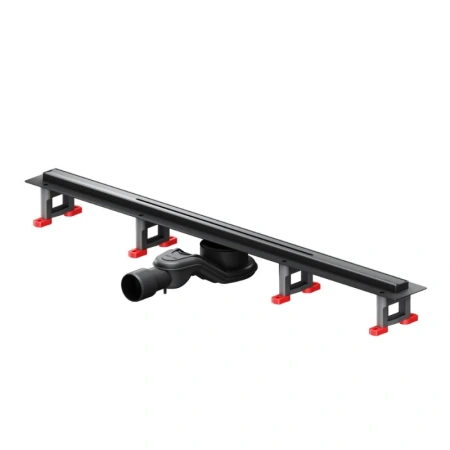 Душевой лоток с щелевой вставкой 80 см Am.Pm MasterFlow W01SC-S11-080-05BM черный матовый