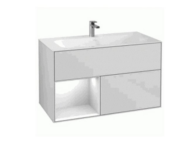 База под раковину Villeroy&Boch Finion,100 см,gold matt/glossy white lacquer F030HFG