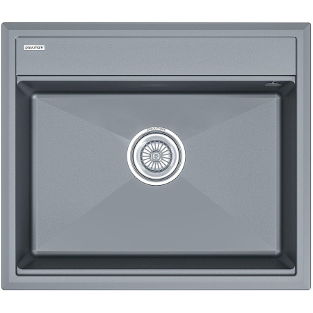Кухонная мойка Paulmark  Stepia 60 PM115951-GRM  серый металлик