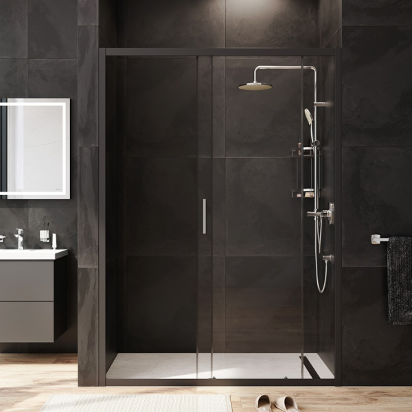 Душевая дверь (140х195) Am.Pm Gem Solo W90G-140-1-195BT