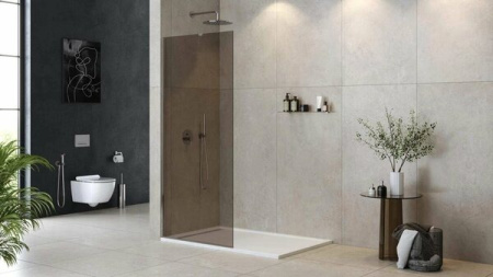 Душевая перегородка 80 см CEZARES LIBERTA LIBERTA-L-1-TB-80-GR-Cr