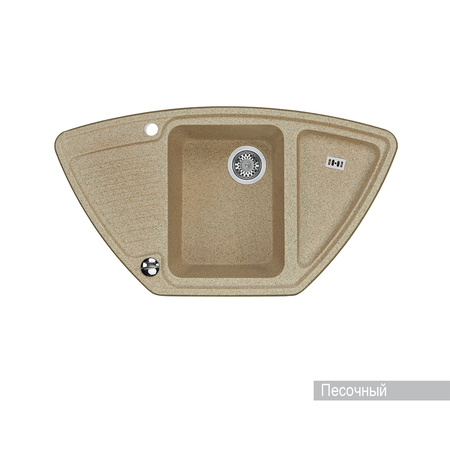 Кухонная мойка Aquaton Лория 1A715032LR220 песочный