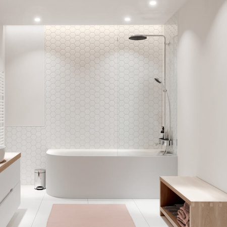 Душевая система Hansgrohe Pulsify Showerpipe 260 1jet EcoSmart 24221000, хром