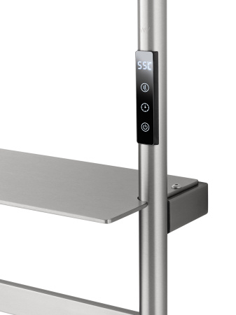 Полотенцесушитель электрический WONZON & WOGHAND DÜSSELDORF, брашированный никель WW-A203-BR