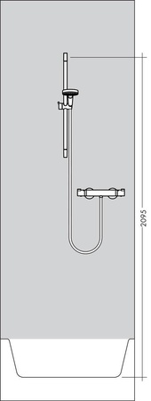 Душевой гарнитур Hansgrohe Raindance Select E 27038000 хром