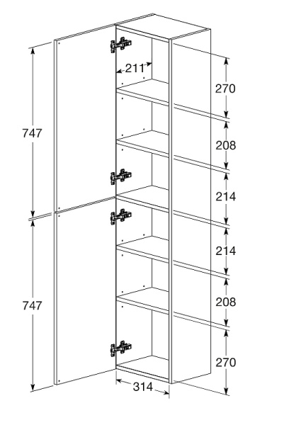 Пенал Roca The Gap 35 857427806