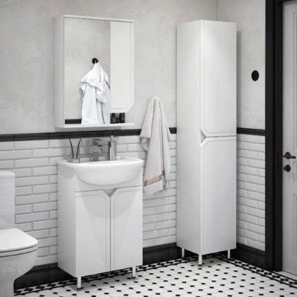 Зеркальный шкаф (55х77) Corozo Сириус 55 SD-00001440