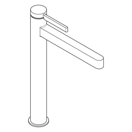 Смеситель для раковины с донным клапаном Push-Open Hansgrohe Finoris 76070700 белый матовый