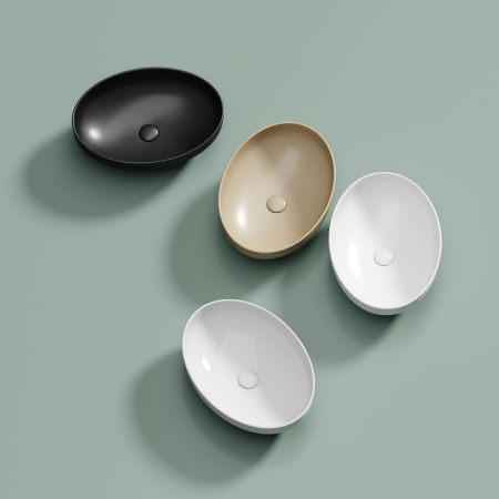 Раковина накладная (50,2х36,3) Ceramica Nova ELEMENT CN6056MB