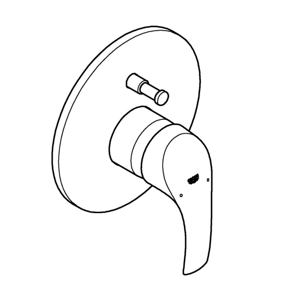 Смеситель для ванны GROHE Eurosmart New 33305 002 (33305002) хром