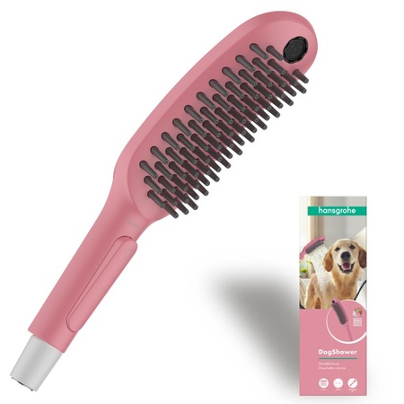 Ручной душ для мытья собак Hansgrohe DogShower 26640560 розовый