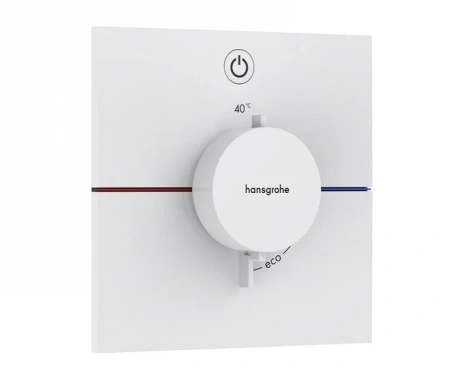 Термостат для душа Hansgrohe ShowerSelect Comfort S 15571700 белый матовый