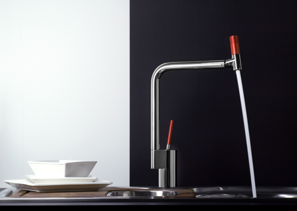 Смеситель для кухни Webert Kitchen 360 TS920302784, красный