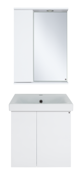 Зеркало-шкаф (50х72) Misty Лира 50 левый П-Лир04050-013Л